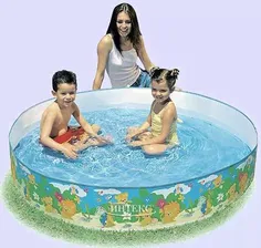 INTEX 58451 Детский каркасный пластиковый бассейн "Веселые зверята"