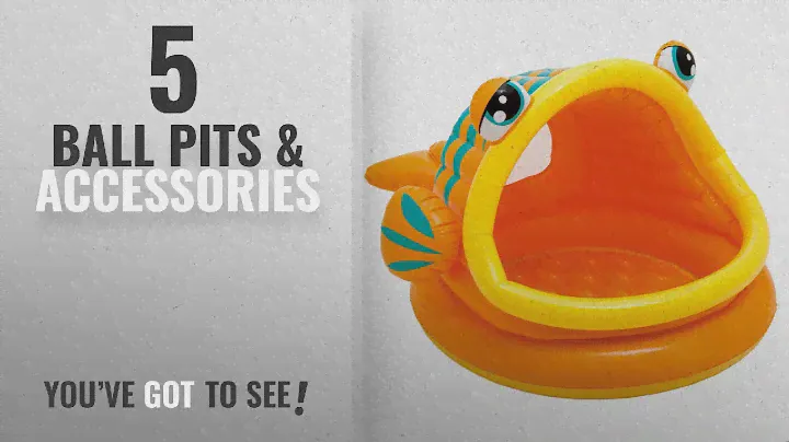 Top 10 Ball Pits & Accessories [2018]: Intex Lazy Fish Baby Paddling Pool or Ball Pond #57109