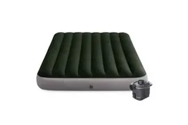 64779 Intex Двуспальный надувной матрас с насосом на батарейках Prestige Downy AirBed