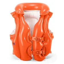 Жилет для плавания 50х47см "Делюкс" 3-6 лет, Intex 58671