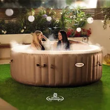 Надувной спа бассейн джакузи Intex 28426 PureSpa Bubble 196*71 см, аэромассаж