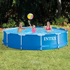 Каркасный бассейн 28210 Intex Metal Frame 366*76 см