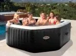 Надувная джакузи INTEX PureSpa Jet and Bubble Deluxe ; артикул 28462