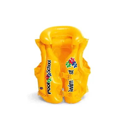 Intex 58660 Жилет для плавания 50х47см "Школа плавания - шаг 2" 18-30кг, 3-6 лет