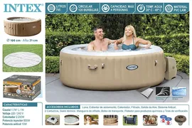 ​Надувной СПА-бассейн 196x71см PureSpa Bubble Therapy, Intex 28426