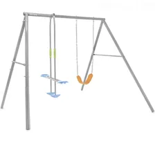 Качели детские INTEX "ДВЕ КАЧЕЛИ" 254х251х211см от 3 до 10 лет 44122