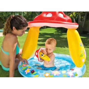 Intex Mushroom Baby 57114 Детский надувной бассейн Грибок с водой-0